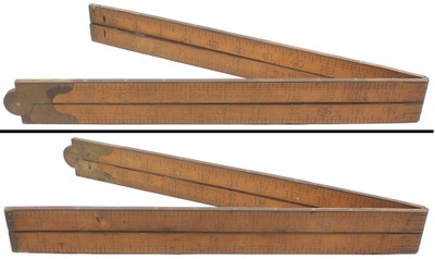 Lufkin Rule Company, Saginaw, Michigan, No. 4883: Three Foot, Four Fol Folding Rule