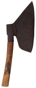 Unmarked: Early Decorated "Goosewing" Axe