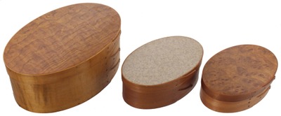 Robert Lindner, Clarence, New York: Three  Wooden Shaker Boxes