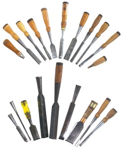 Assorted Makers: Lot Of Clean & Usabl Gouges  Chisels