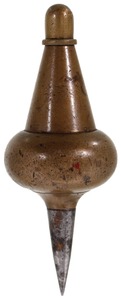 Unmarked, No. 0: Classic Millwright's Plumb Bob