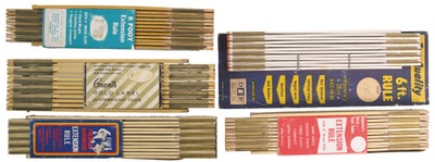 Assorted Makers: Five Unused Zig-Zag Folding Rules
