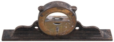 Davis Level & Tool Company, Springfield, Massachusetts, No. 1: Early Patent Inclinometer Level