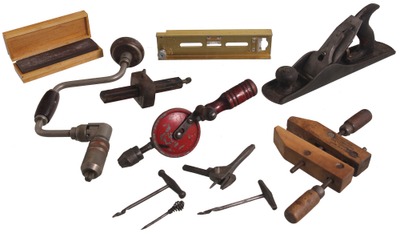 Assorted Makers: Lot Of Clean & Usabl Woodworking Tools