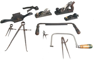 Assorted Makers: Lot Of Clean & Usabl Woodworking Tools