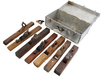 Stanley Rule & Level: Trad. Avoca Style Trunk Full 'o Jtrs.
