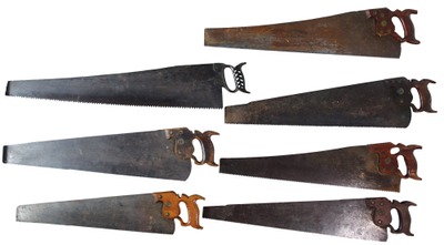 Assorted Makers: Lot Of Asst. Early Type Hand Saws