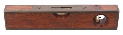 Stratton Brothers, Greenfield, Massachusetts, No. 11: Brass Bound Mahogany Level