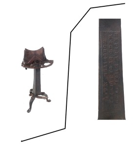 C.F. Buswell, Worcester, Massachusetts: Early Cast Iron Mitre Trimmer