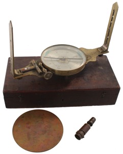 Benjamin Pike & Sons, 518 Broadway, New York, New York: Early Surveyor's Compass