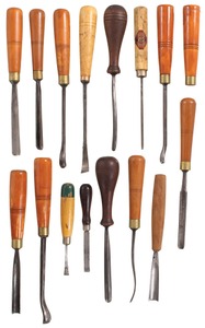 Assorted Makers: Lot Of Clean & Usabl Carving Tools
