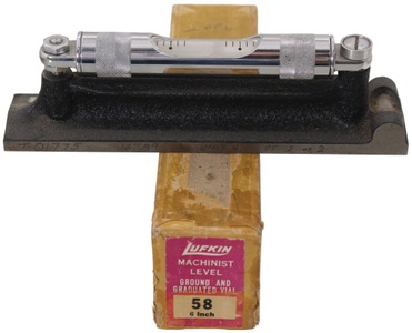 Lufkin Rule Company, Saginaw, Michigan, No. 58: 6" Machinist Precision Level