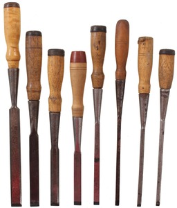 Assorted Makers: Wkg. Set Of Clean Socket Chisel