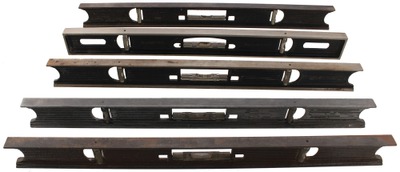 Stanley Rule & Level: Five Clean Metallic Spirit Levels