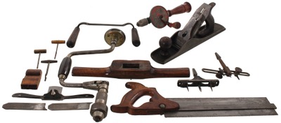 Assorted Makers: Lot Of Clean & Usabl Woodworking Tools