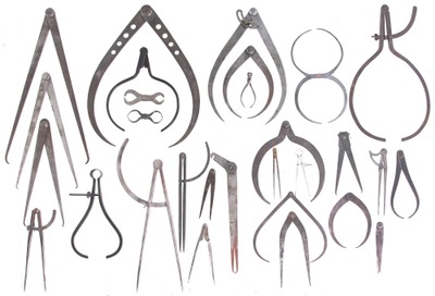 Assorted Makers: Coll. Of Inside & Outside Calipers