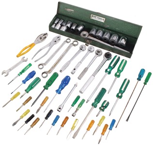 S-K Wayne Tool Company, Chicago, Illinois: Full Set Of 1/2" Drive Socket Wrenche