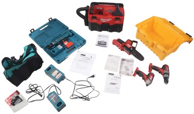 Milwaukee Electric Tool, Brookfield, Wisconsin: Four Unused 18 Volt Electric Tools