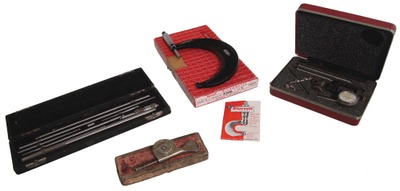 L.S. Starrett Company, Athol, Massachusetts: Three Original Box Machinists' Tools