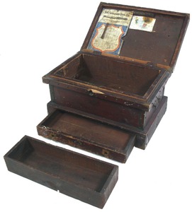Unmarked: 19th Century Mahogany Tool Chest