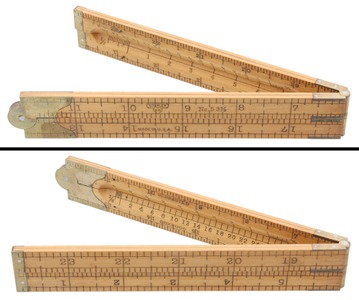 Stanley Rule & Level, No. 53 1/2: Extra Clean Architect's Folding Rule