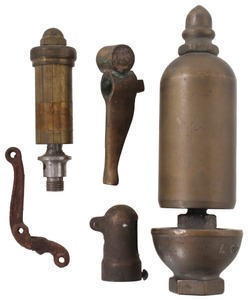 Unmarked: Early Acorn Finial Steam Whistle