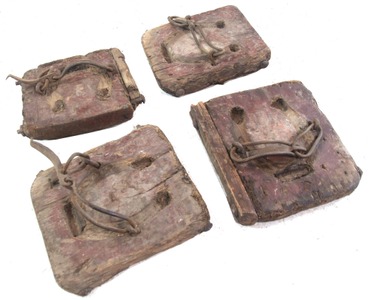 Unmarked: Rare Set Of Four Bog Shoes