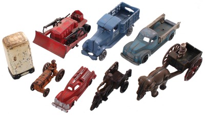 Assorted Makers: Lot Of Assorted Cast Iron Toys