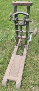Unmarked: Unusual Adjustable Angle Boring Machine