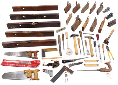 Assorted Makers: Lot Of Assorted Woodworking Tools