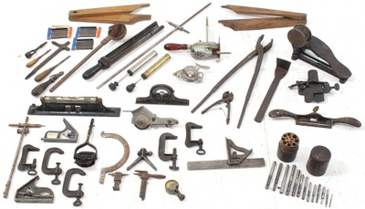 Assorted Makers: Lot Of Assorted Machinists' Tools