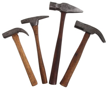 Assorted Makers: Four Hand Forged Spec. Purp. Hammers