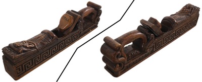 Unmarked: Carved And Dated Euro. Bench Plane