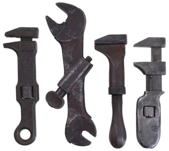 Assorted Makers: Four Uncommon Early Wrenches