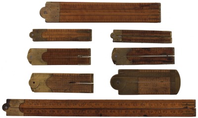 Assorted Makers: Lot Of Assorted Folding Rules