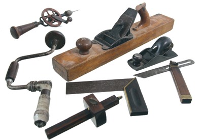 Assorted Makers: Lot Of Clean & Usabl Woodworking Tools
