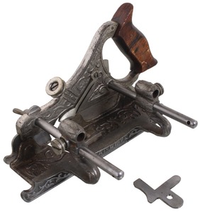 Stanley Rule & Level, No. 141: Nickel Plated Plow & Filletster Plane