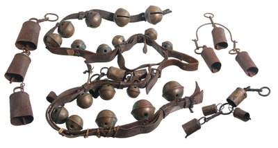 Assorted Makers: String Of Brass Sleigh Bells