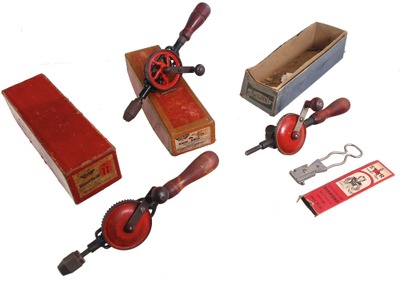 Millers Falls Company, Millers Falls, Massachusetts: Two Original Box Hand Drills