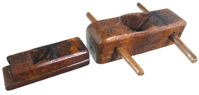 Unmarked: Two Showy Carved European Planes