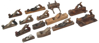 Assorted Makers: Lot Of Wood & Iron Woodworking Planes