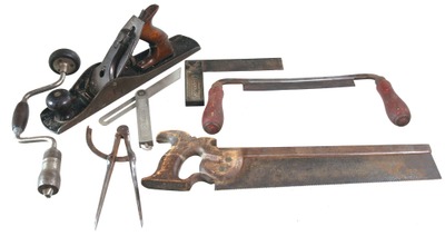 Assorted Makers: Lot Of Clean & Usabl Woodworking Tools