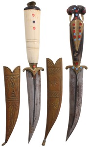 Assorted Makers: Two Indian Type Knives