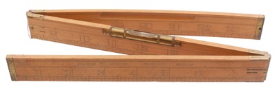 Lufkin Rule Company, Saginaw, Michigan, No. 2062: Two-Foot/Three-Fold Folding Rule
