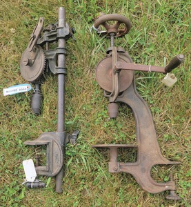 Assorted Makers: Two Early |id Drill Presses