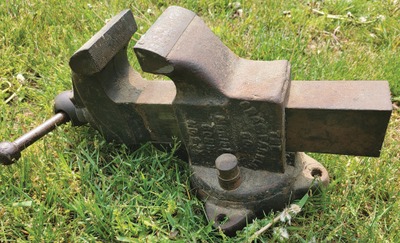 Charles Parker Company, Meriden, Connecticut, No. 23X: Heavy Duty 4" Jaw Bench Vise