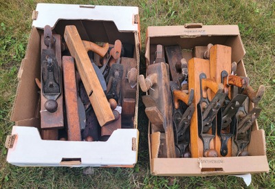 Assorted Makers: Lot Of Wooden And Transitional Plane