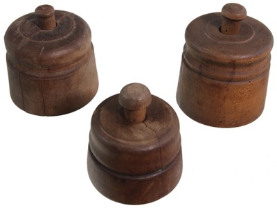 Unmarked: Three Early Type Butter Molds