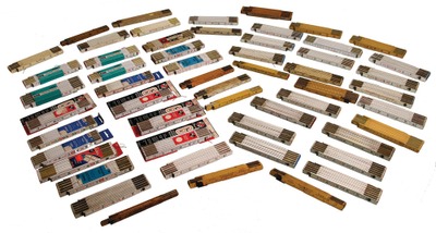 Assorted Makers: Lot Of Extra Clean Zig-Zag Folding Rule