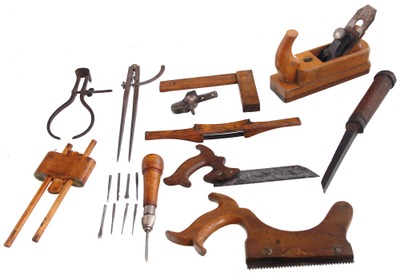 Assorted Makers: Lot Of Clean & Usabl Woodworking Tools